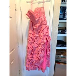 Mori Lee size 14 Hot pink dress